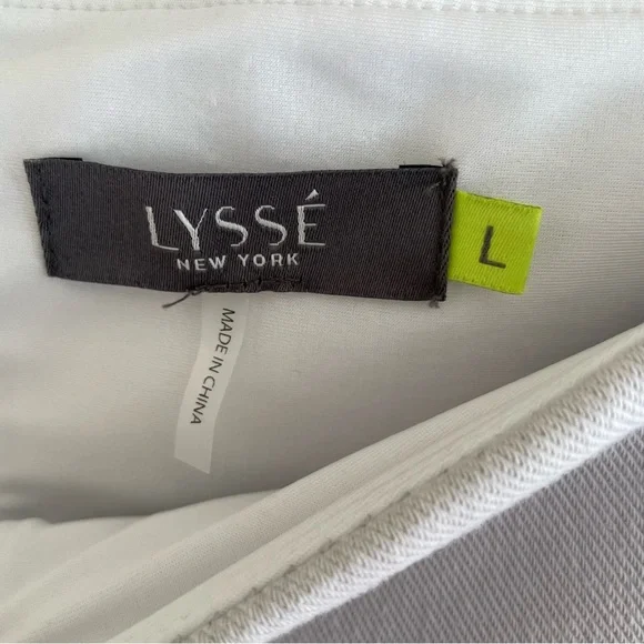 Lysse Light Gray Leggings Size L - Picture 5 of 11